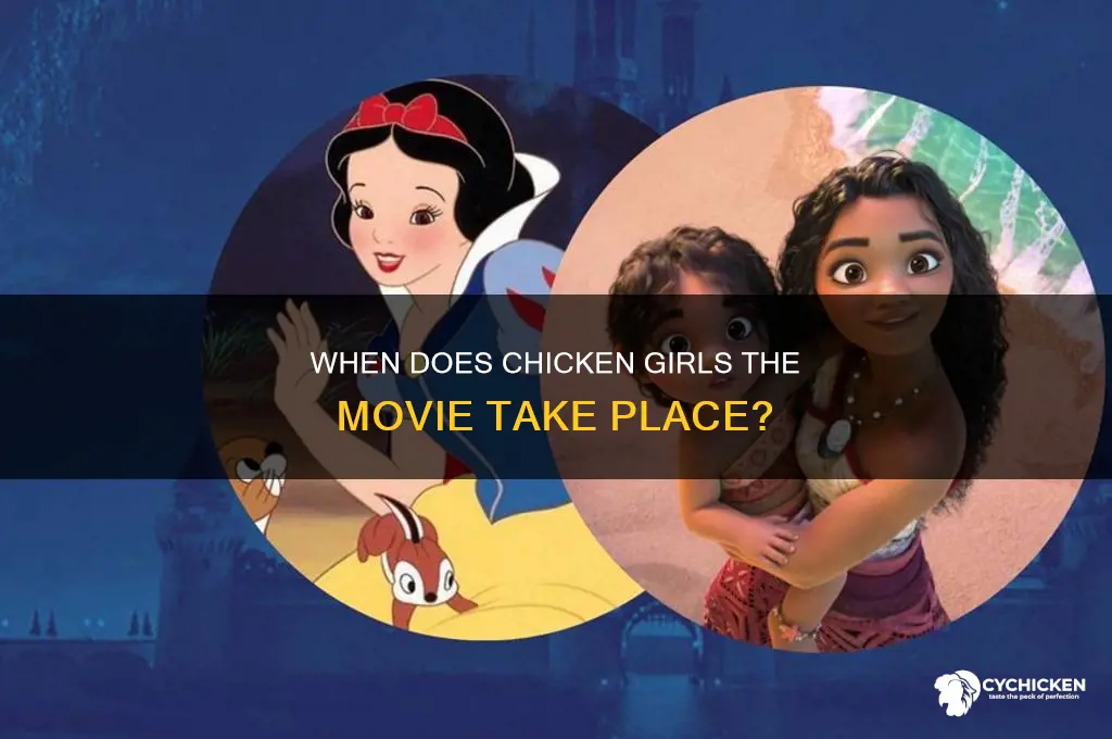 when does chicken girls the movie occur