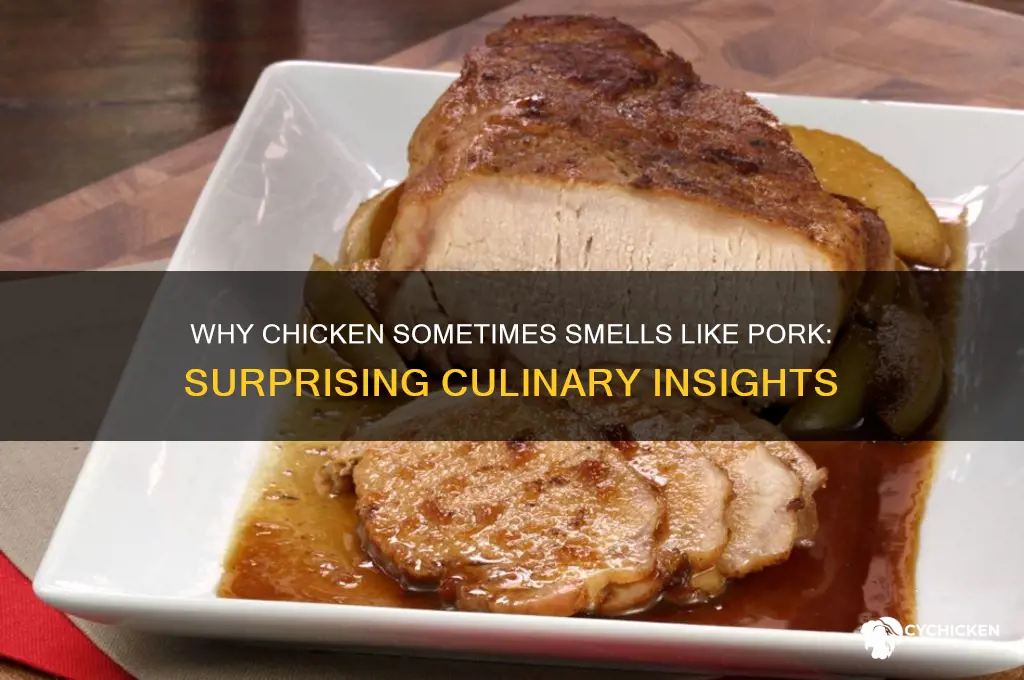 when does chicken smell like pork