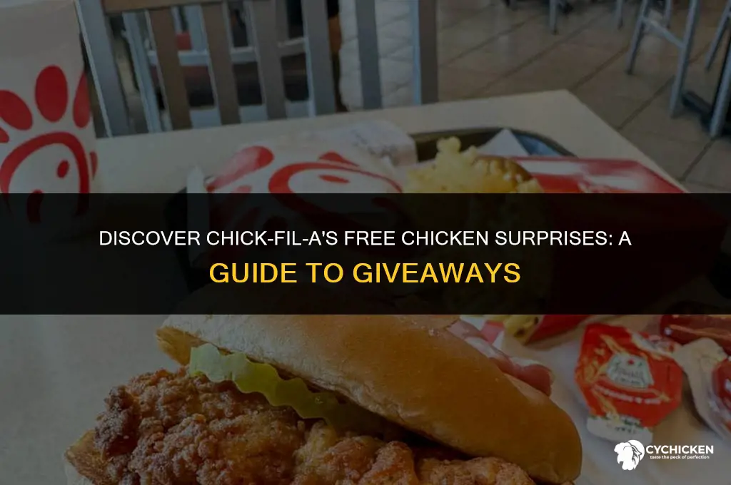 when does chickfila serve give free chicken