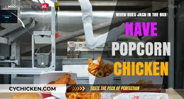 Jack in the Box: Popcorn Chicken Availability