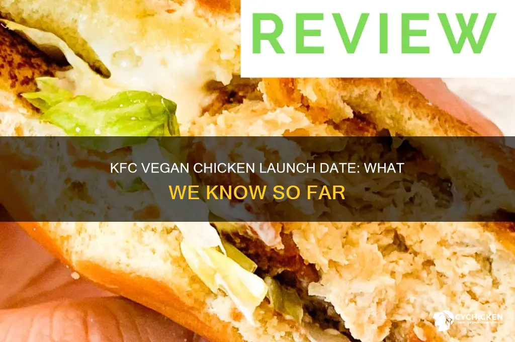 when does kfc vegan chicken come out