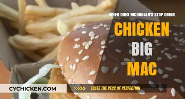 McDonald's Chicken Big Mac: When Does it Fly Away?