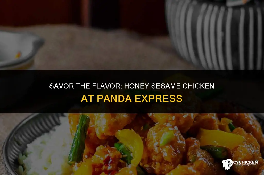 when does panda express serve honey sesame chicken