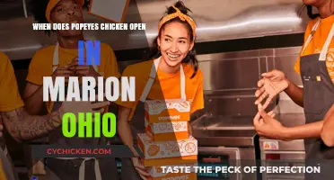 Popeyes Chicken Marion, Ohio: Opening Hours and Launch Date Revealed