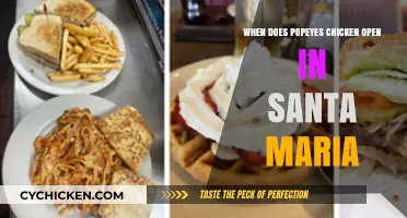 Popeyes Chicken Santa Maria Opening Hours: What You Need to Know