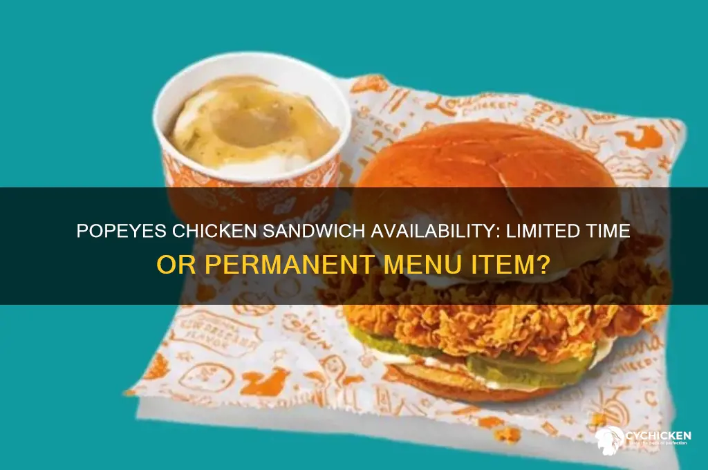 when does popeyes chicken sandwiches selling period end