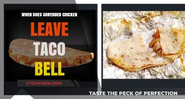 When Does Shredded Chicken Disappear from Taco Bell's Menu?