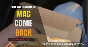 When Will McDonald's Bring Back the Chicken Big Mac?