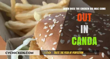 Chicken Big Mac: Canadian Release Date Revealed