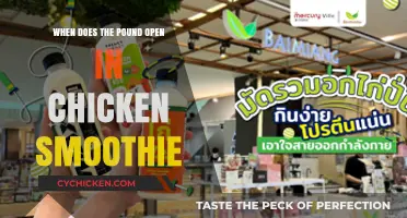 When Does the Pound Open in Chicken Smoothie: A Guide