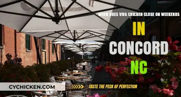 Viva Chicken Concord: Weekend Closing Hours