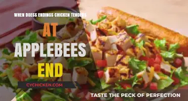 Applebee's Chicken Tenders End Date: What You Need to Know