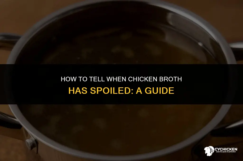 when has chicken broth gone bad