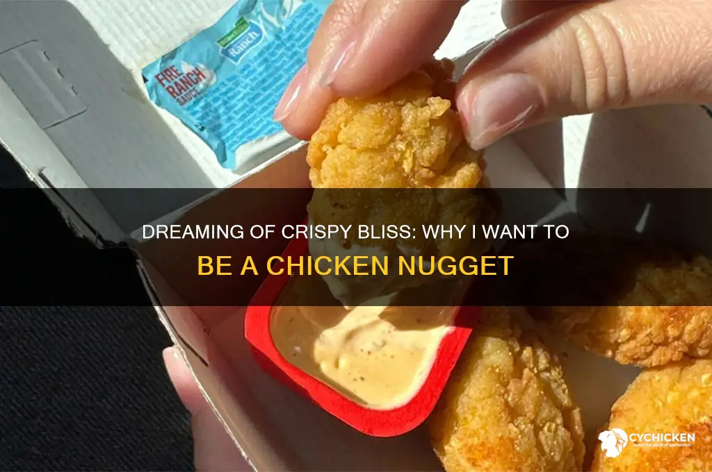 when i grow up i wanna be a chicken nugget