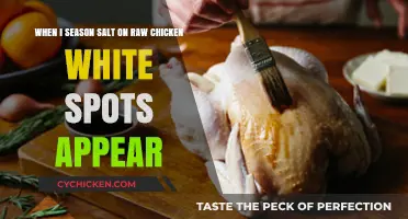 Why Salted Chicken Develops White Spots