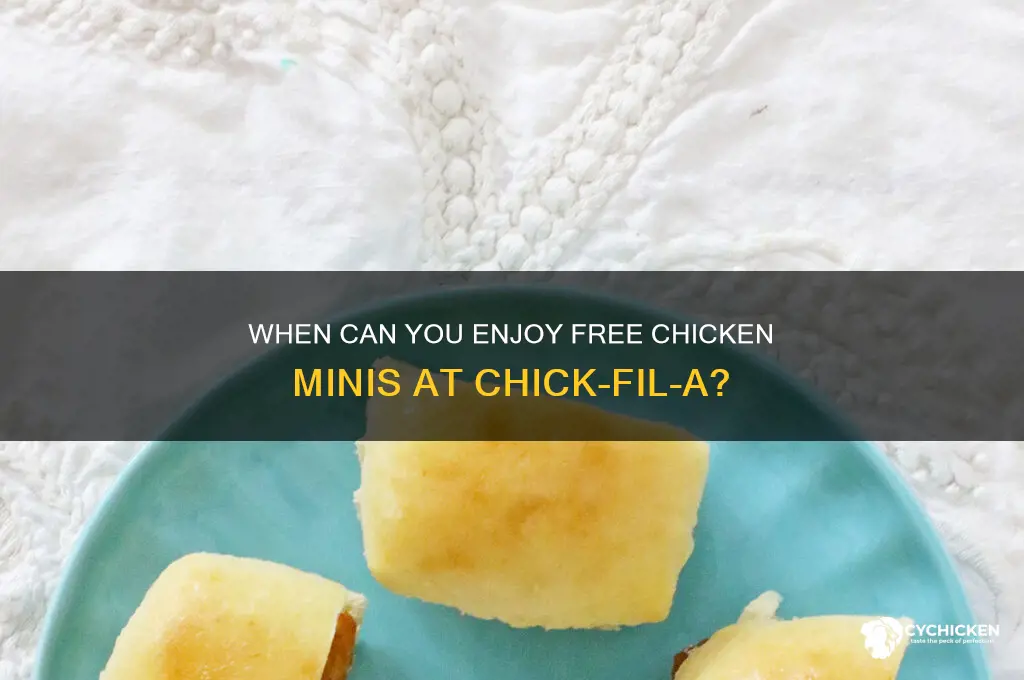 when is chicen flay free chicken minis