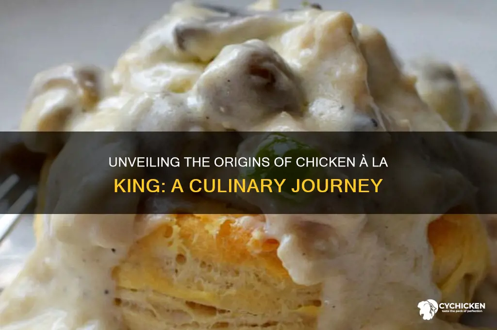 when is chicken a la king originally from