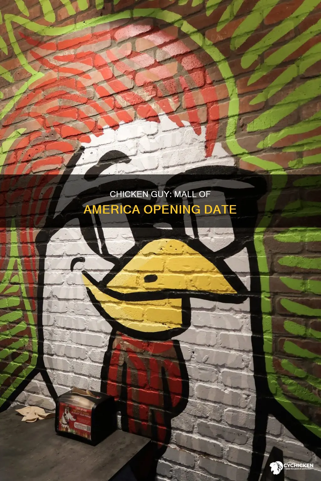 when is chicken guy opening in mall of america
