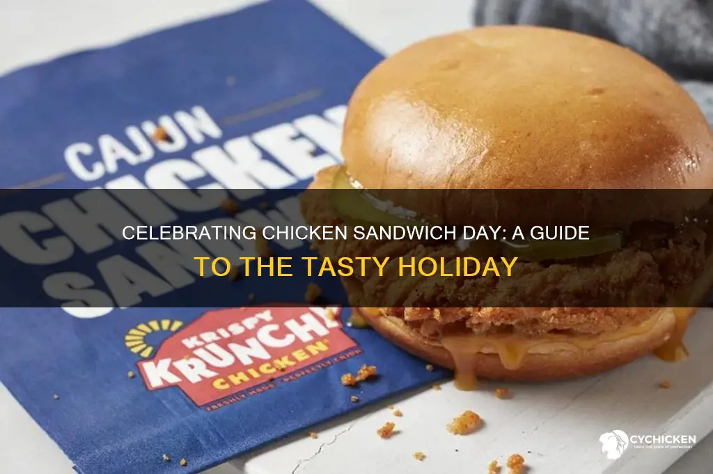 when is chicken sandwich day