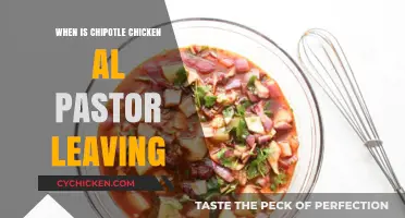 Chipotle Chicken Al Pastor: Limited-Time Farewell and Exit Date