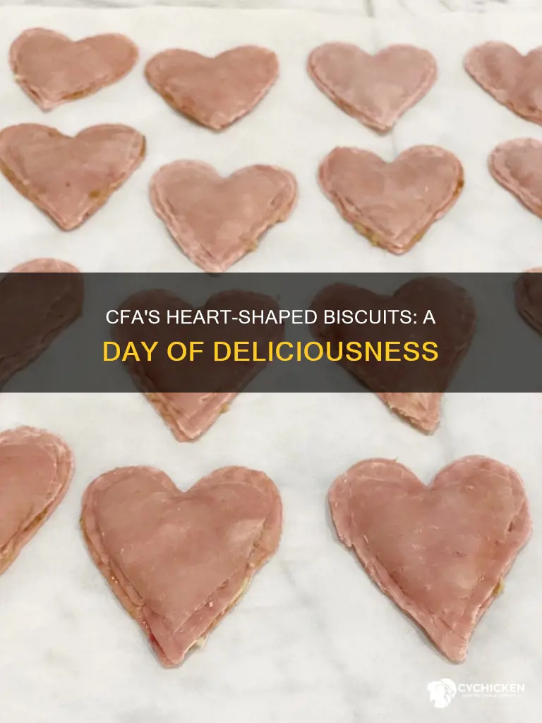 when is heart shaped chicken biscut day at cfa