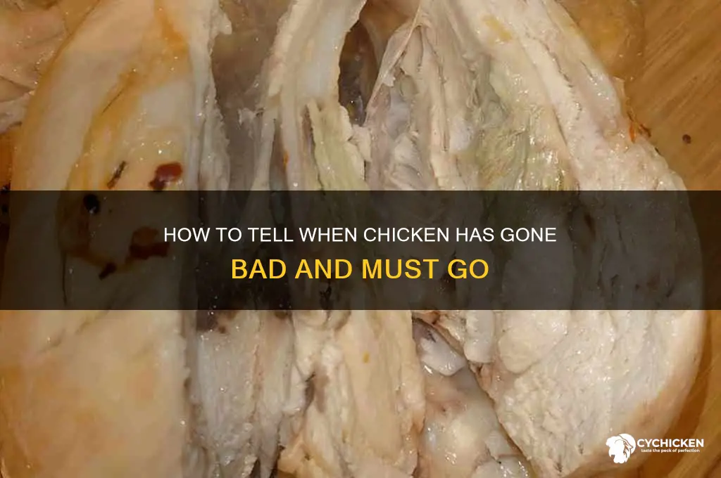 when is it time to throw chicken away