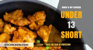 Understanding When Your Chicken is Under 13 Short: A Guide