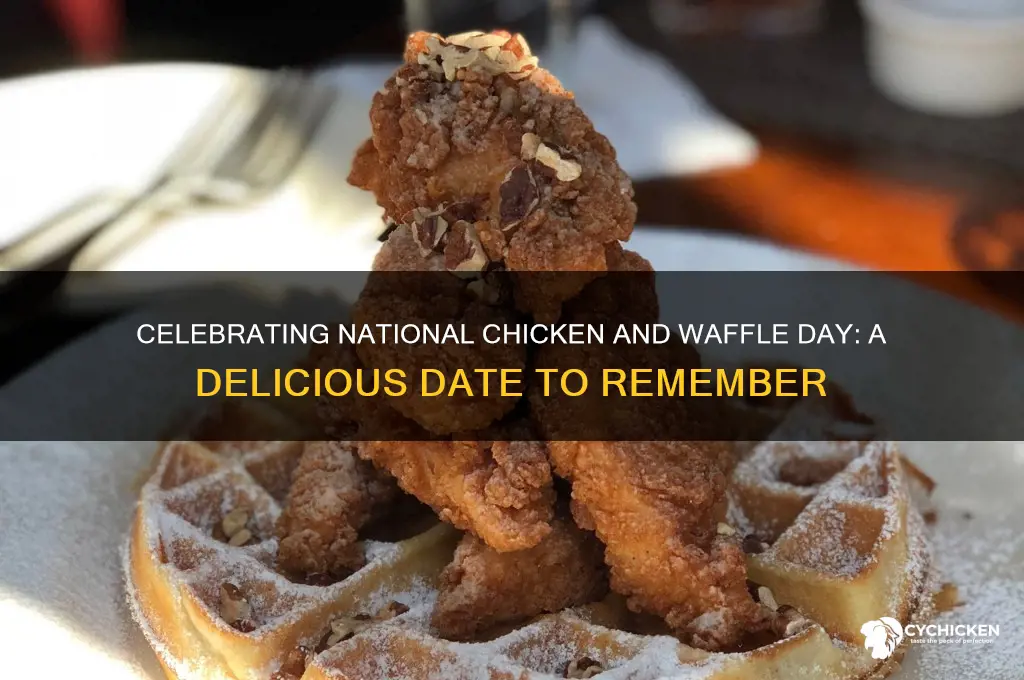 when is national chicken and waffle day