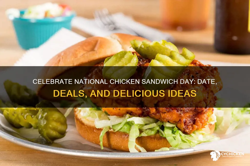 when is national chicken sandwich day
