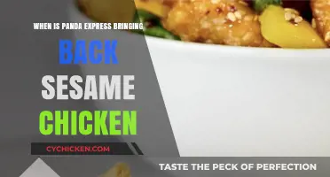 Panda Express Sesame Chicken Return: What We Know So Far
