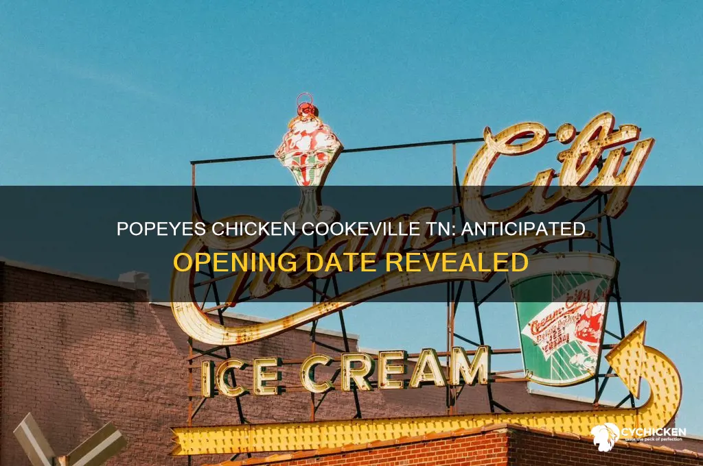when is popeyes chicken in cookeville tennessee opening