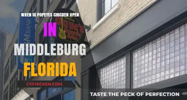Popeyes Chicken Middleburg, Florida: Hours and Opening Times Guide