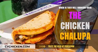 Taco Bell's Chicken Chalupa Comeback: When to Expect It