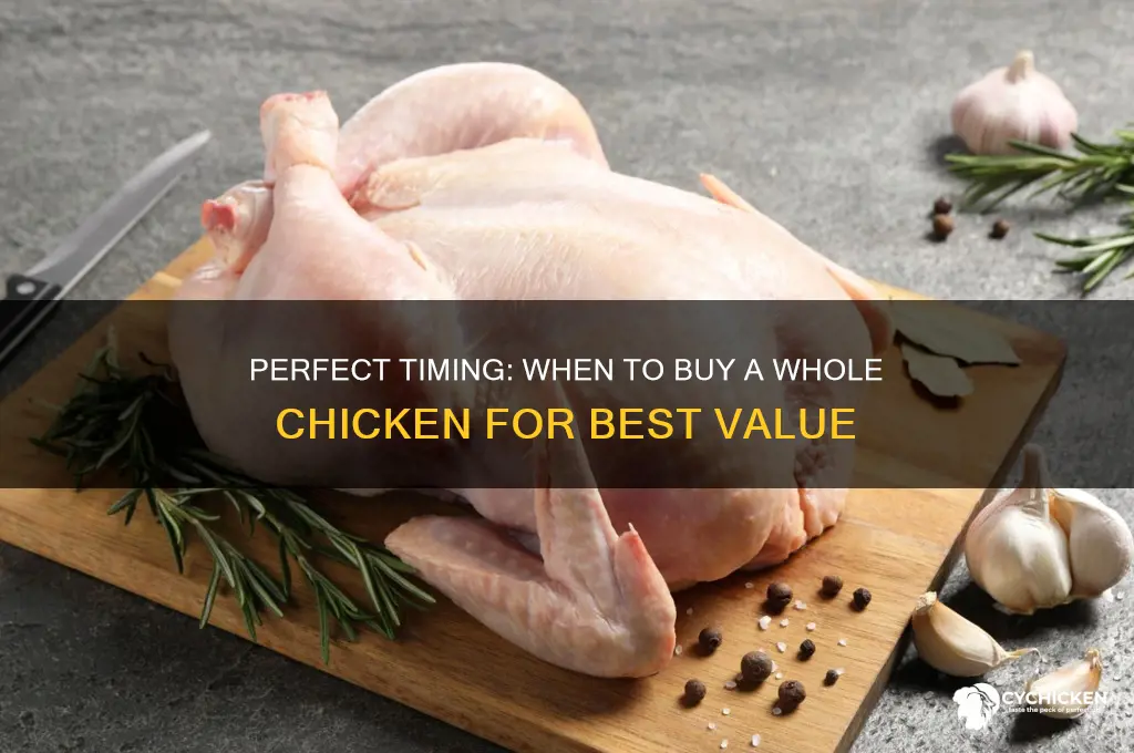 when is the best time to buy a whole chicken