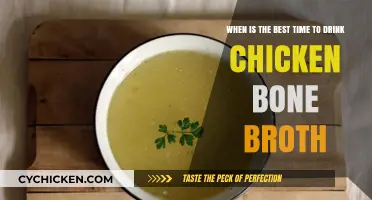 Sipping on Wellness: The Optimal Time for Chicken Bone Broth