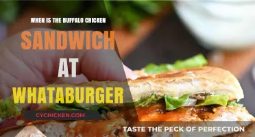 Whataburger's Buffalo Chicken Sandwich: Availability and Release Dates