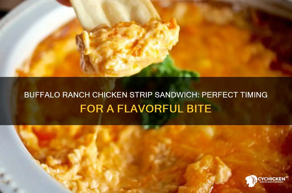 when is the buffalo ranch chicken strip sandwich