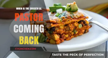 Chicken Al Pastor's Return: Anticipating the Comeback of a Beloved Dish