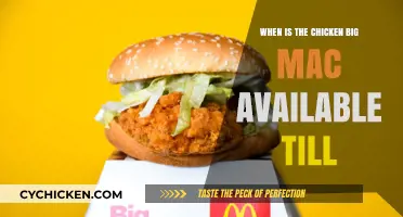 Chicken Big Mac Limited-Time Availability: When Does It End?