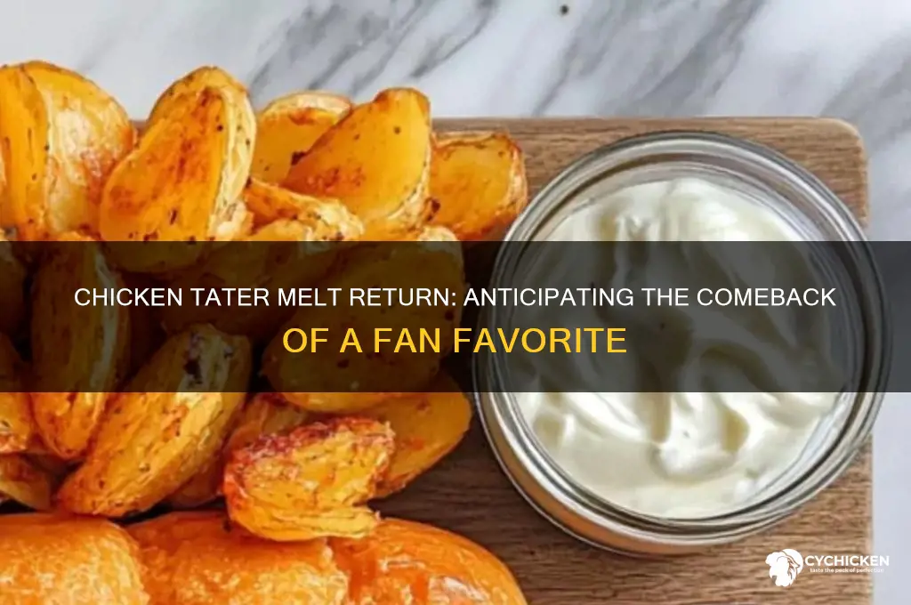 when is the chicken tater melt coming back