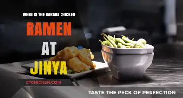Karaka Chicken Ramen at Jinya: Availability and Seasonal Schedule