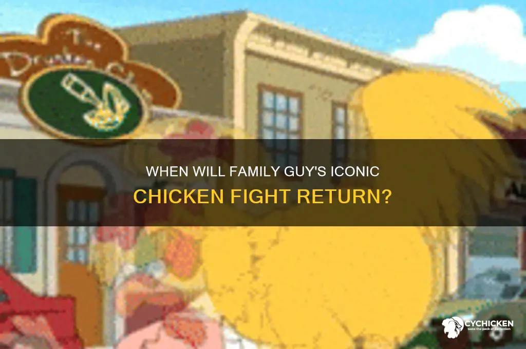 when is the next family guy chicken fight