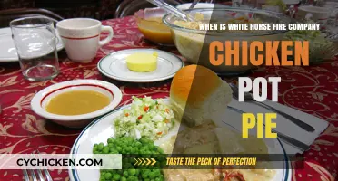Savoring Tradition: White Horse Fire Company's Chicken Pot Pie Delight