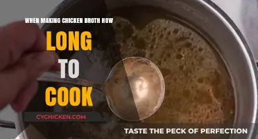 Perfecting Chicken Broth: Mastering the Ideal Cooking Time