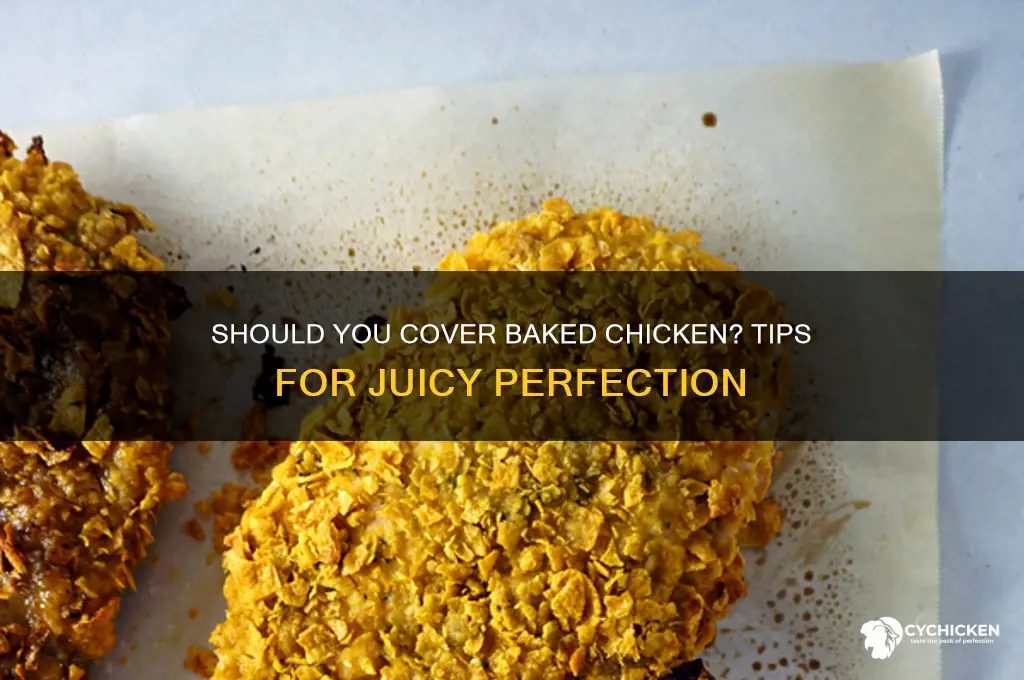 when making vaked chicken shoukd you cover it