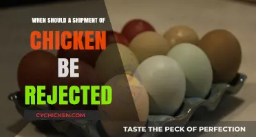 Rejecting Chicken Shipments: Key Signs and Safety Guidelines to Follow