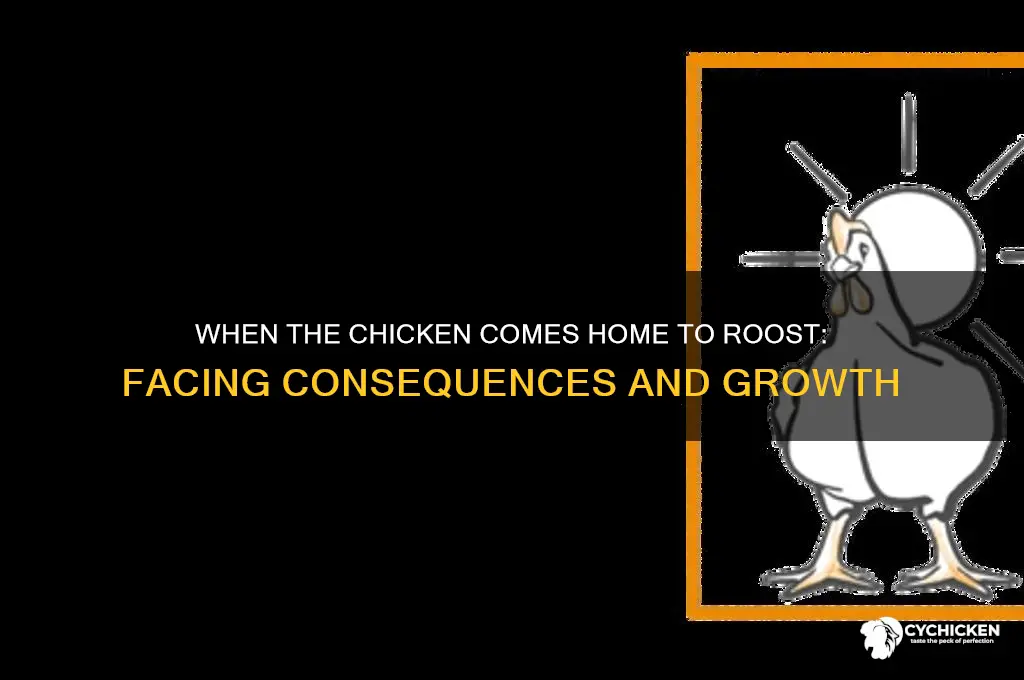 when the chicken s come home to roosst