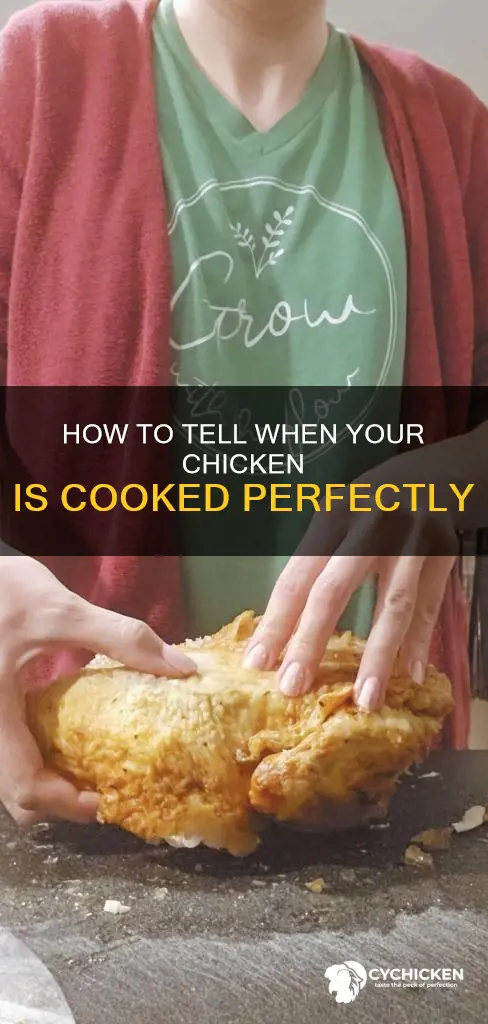 when the leg pulls away is the chicken done
