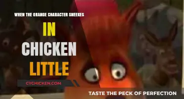 Sneezing Orange Character in Chicken Little: A Hilarious Scene Analysis