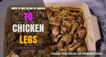 Chicken Legs: Best Time to Add Cream of Chicken
